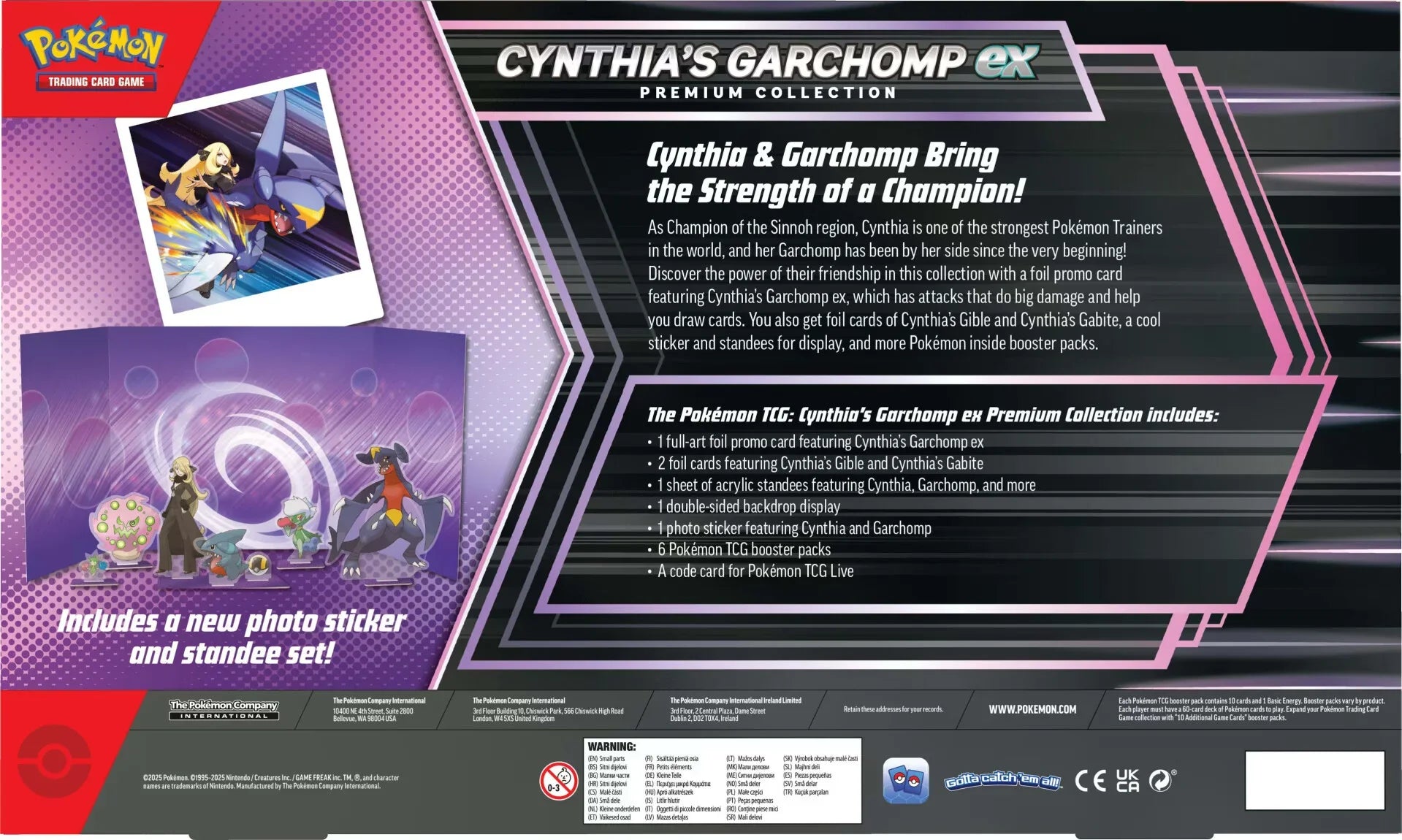 Cynthia's Garchomp ex Premium Collection