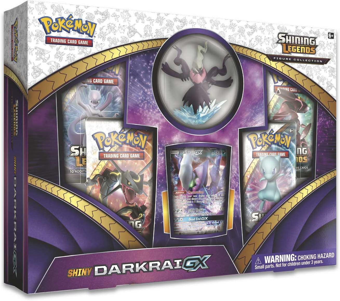 Pokemon: Shining Legends Figure Collection: Shiny Darkrai GX