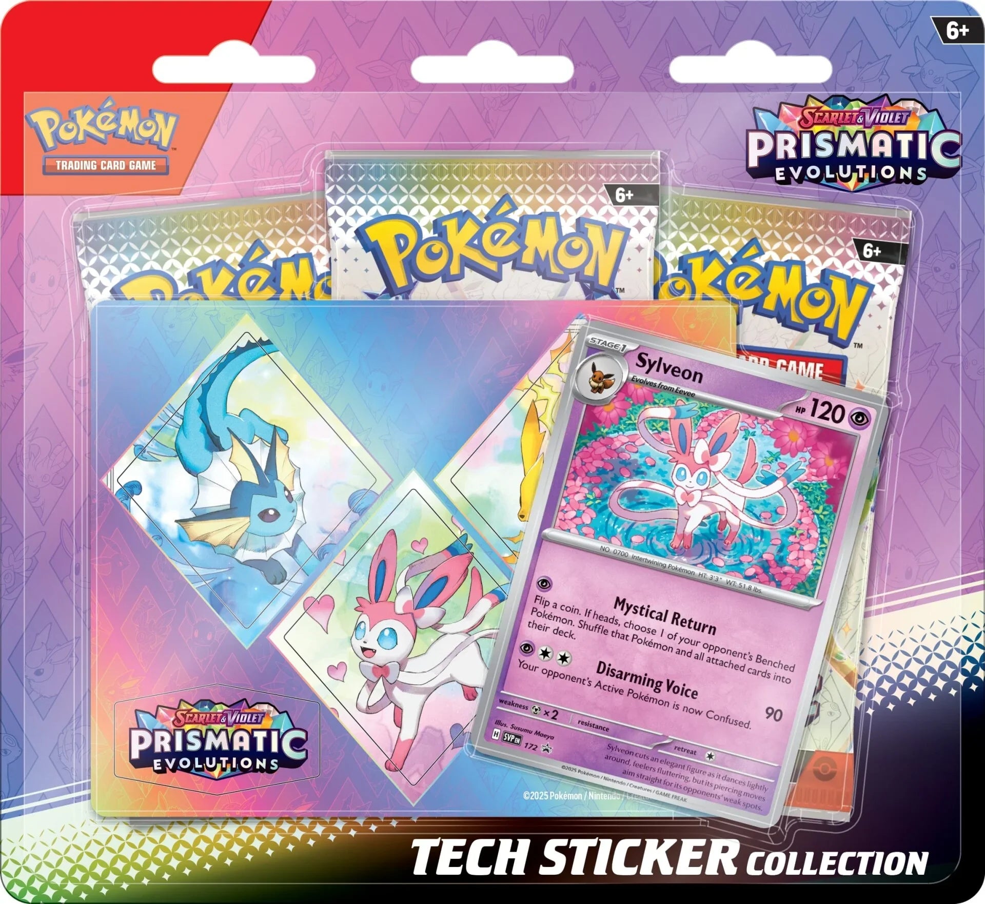 SV8.5 - Prismatic Evolutions Tech Sticker Collection (Assortment)
